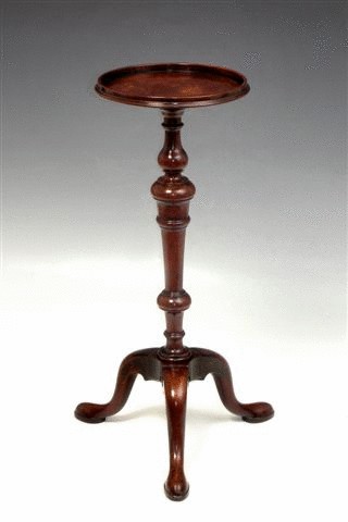 A George II Period Mahogany Tray Top Torchere
