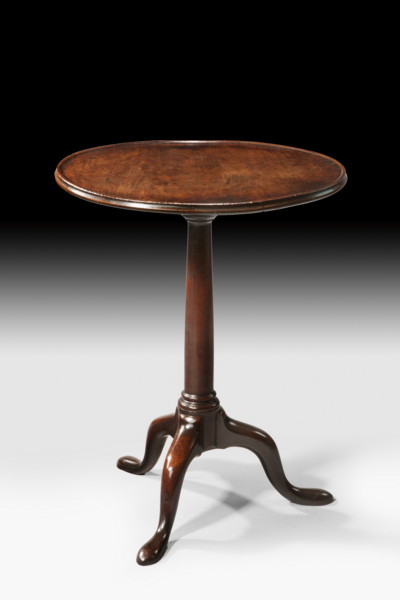 A George I Period Mahogany Tripod Table