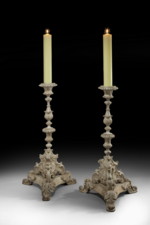 A Pair of Early 19th Century Carved Torcheres A Pair of Early 19th Century Carved Torcheres