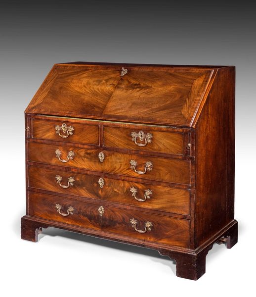 Chippendale Period Mahogany Bureau Chippendale Period Mahogany Bureau